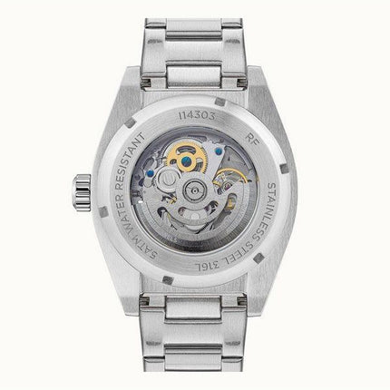 Montre Ingersoll The Vert en acier inoxydable squelette avec cadran blanc automatique I14303 pour homme