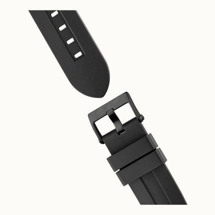 Montre Ingersoll The Rim pour homme avec bracelet en polyuréthane et cadran squelette noir I16201