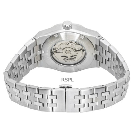 Montre homme Ingersoll The Rider en acier inoxydable, cadran noir, automatique I16801