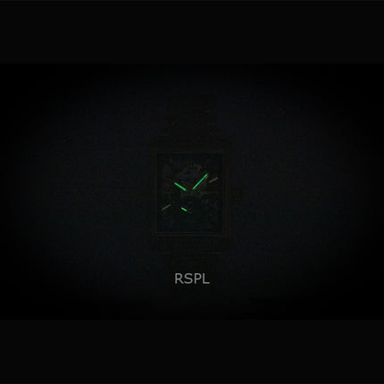 Montre homme Ingersoll The Spur en acier inoxydable doré, cadran squelette noir, automatique I17002