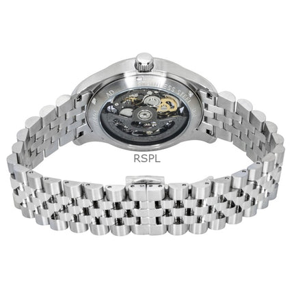 Montre homme Ingersoll The Maverick en acier inoxydable, cadran squelette noir, automatique I17403