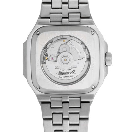 Montre homme Ingersoll The Yield en acier inoxydable, cadran bleu, automatique I17801