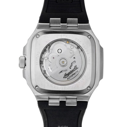 Montre homme Ingersoll The Yield, bracelet en polyuréthane, cadran noir, automatique I17803