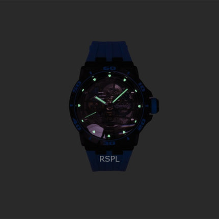 Montre homme Ingersoll The Rigger, bracelet en polyuréthane, cadran squelette noir, automatique I17901