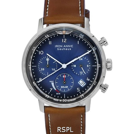 Montre Homme Iron Annie Bauhaus Chronographe Cadran Bleu Solar 50863