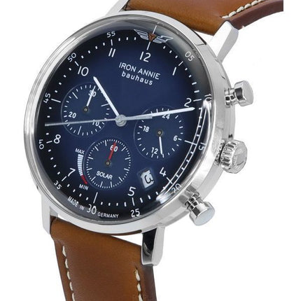 Montre Homme Iron Annie Bauhaus Chronographe Cadran Bleu Solar 50863
