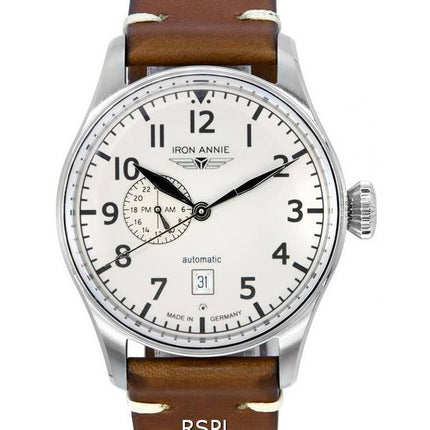Iron Annie Flight Control Full Lume Beige Cadran Automatique 51683 Montre Homme
