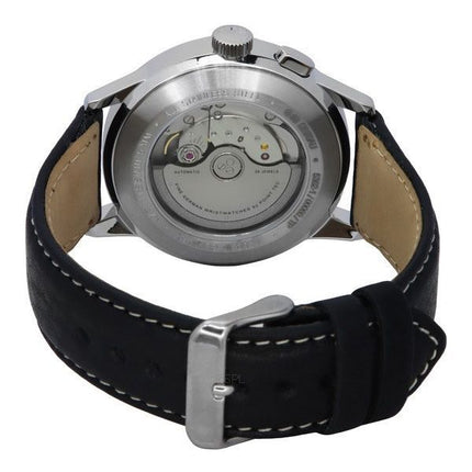 Montre pour homme Iron Annie G38 Dessau avec bracelet en cuir et cadran argenté automatique 53621