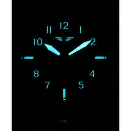 Montre pour homme Iron Annie D-Aqui 1932 avec bracelet en cuir et cadran noir automatique 56622 100M