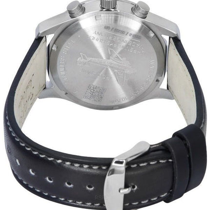 Montre Homme Iron Annie F13 Tempelhof Chronographe Bracelet Cuir Cadran Noir Quartz 56822 100M
