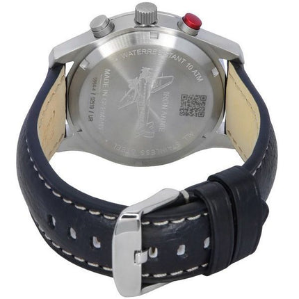 Montre pour homme Iron Annie D-Aqui chronographe bracelet en cuir cadran gris quartz 56844 100M