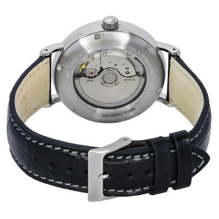 Montre pour homme Iron Annie Amazonas Impressions avec bracelet en cuir et cadran beige automatique 59605