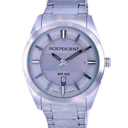 Montre pour homme Independent en acier inoxydable avec cadran argenté et quartz IB5-314-61.G 100M