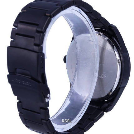 Montre pour homme Independent en acier inoxydable avec cadran noir et quartz IB5-349-51.G 100M