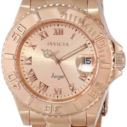 Montre Invicta ange couleur or Rose 200M 14322 féminin