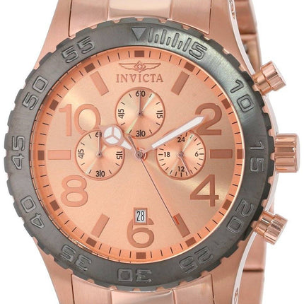 Montre Invicta spécialité Chronographe Or Rose ton 15161 hommes