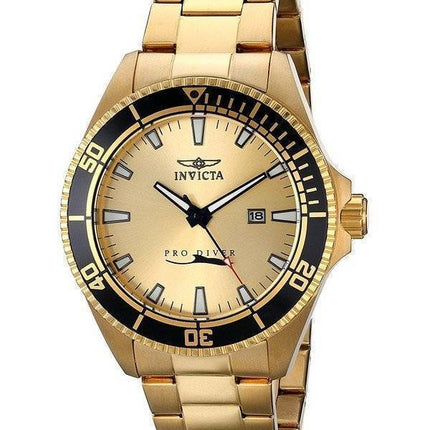 Montre Invicta Pro Diver couleur or Quartz 15186 masculine
