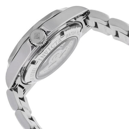 Montre automatique pour homme Invicta Pro Diver en acier inoxydable avec cadran argenté 17041 200M