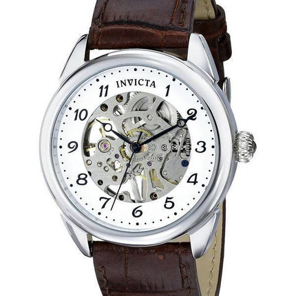 Montre Invicta spécialité argent cadran squelette 17187 masculine