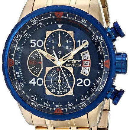 Montre Invicta Aviator Quartz chronographe tachymètre boussole 19173 homme