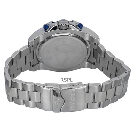 Montre homme Invicta Bolt chronographe en acier inoxydable, cadran bleu, quartz, 25513, 100 m