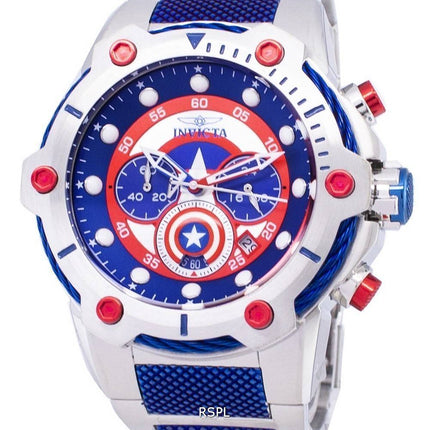 Montre Invicta Marvel 25780 Captain America Limited Edition Chronographe Quartz homme