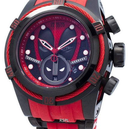Montre Homme Invicta Marvel Deadpool 27152 Chronographe Automatique 200M