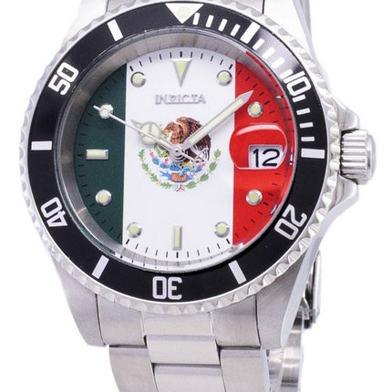 Invicta Pro Diver 28702 limitée Watch World Soccer Mexique Edition automatique 200M hommes