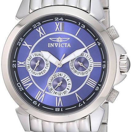 Montre Invicta spécialité Collection cadran bleu multifonction 2876 hommes