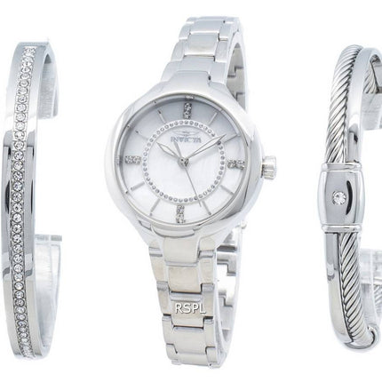 Montre pour femme Invicta Angel 29320 avec diamants et accents de quartz