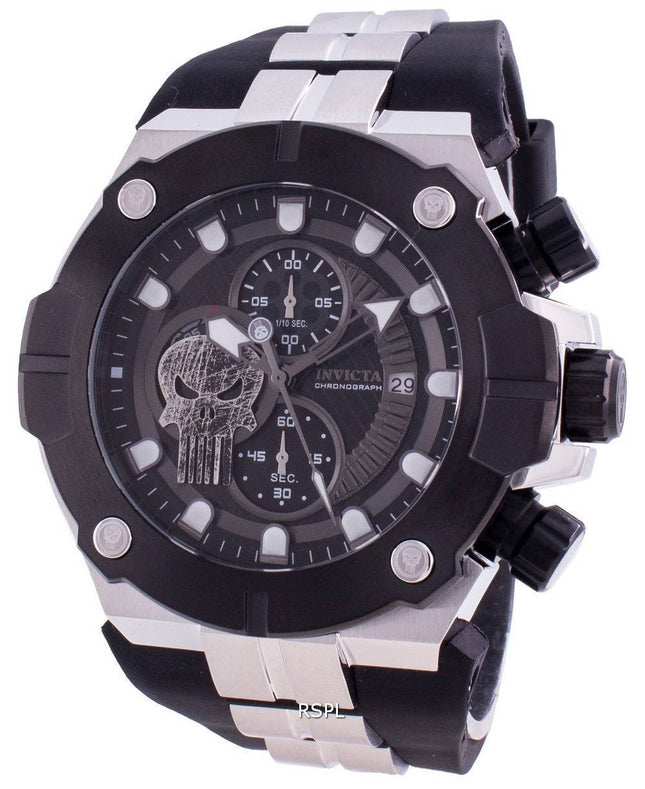 Montre Homme Invicta Marvel Punisher 30316 Quartz Chronograph Limited Edition 200M