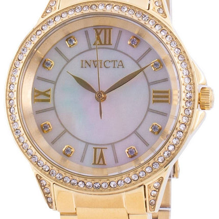 Montre Femme Invicta Angel 30929 Quartz Diamond Accents