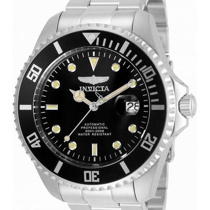 Montre Homme Invicta Pro Diver Cadran Noir Acier Inoxydable Automatique 35717 200M