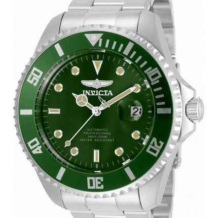 Montre Homme Invicta Pro Diver Cadran Vert Acier Inoxydable Automatique 35719 200M