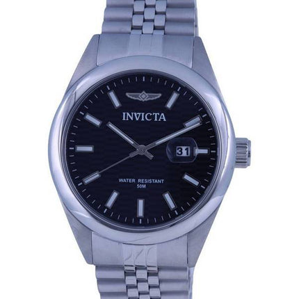 Invicta Aviator Acier Inoxydable Cadran Noir Quartz INV38409 Montre Homme