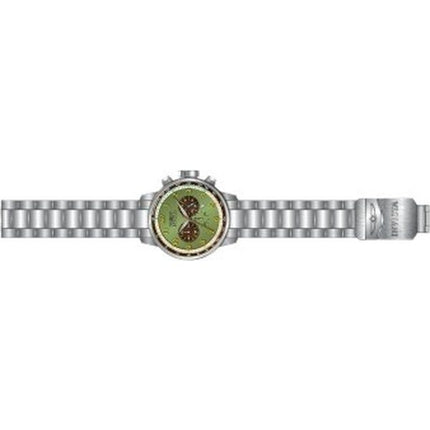 Montre Invicta S1 Rally Chronograph Acier inoxydable Cadran vert Quartz 44951 100M Homme