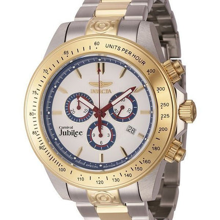 Montre pour homme Invicta Cruiseline Chronograph Limited Edition avec cadran blanc et quartz 46145 200M