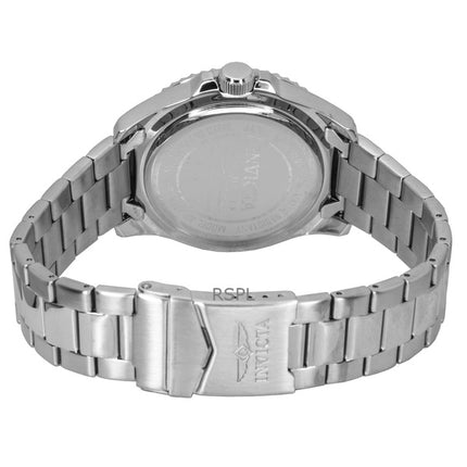 Montre homme Invicta Pro Diver en acier inoxydable, cadran blanc, quartz, 47124