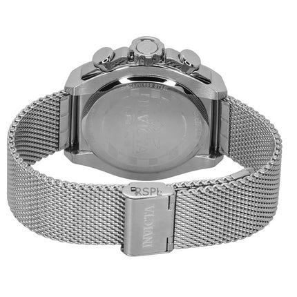 Montre Invicta Racing pour homme en acier inoxydable avec cadran turquoise et quartz 47202