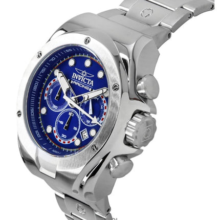Montre Invicta Racing Chronographe Acier Inoxydable Cadran Bleu Quartz 47745 Homme
