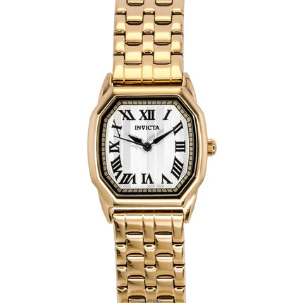 Montre Invicta Wildflower pour femme, acier inoxydable, cadran argenté, quartz, 48960