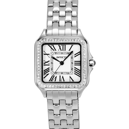 Montre Invicta Angel pour femme, acier inoxydable, cadran argenté, quartz, 48994
