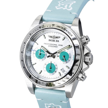 Montre homme Invicta Speedway Forces Of Nature Chronographe GMT Cadran Argent Quartz Plongeur 49291 200M
