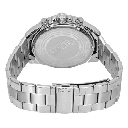 Montre homme Invicta Speedway Chronograph GMT en acier inoxydable, cadran noir, mouvement à quartz 49365