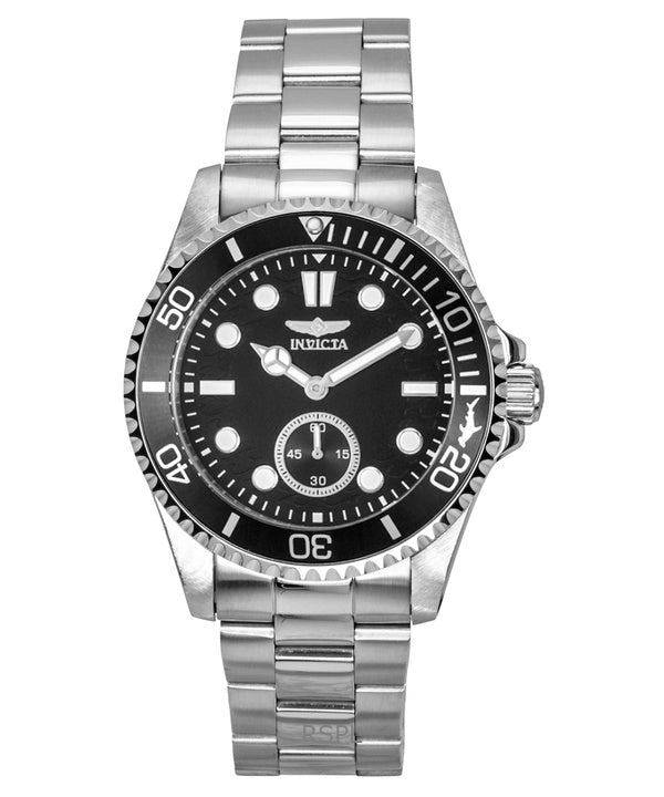 Montre homme Invicta Pro Diver 49421, cadran noir, quartz, étanche à 100 m, acier inoxydable