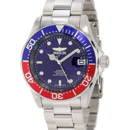 Invicta Pro pilote automatique 300M cadran bleu INV5053/5053 montre homme
