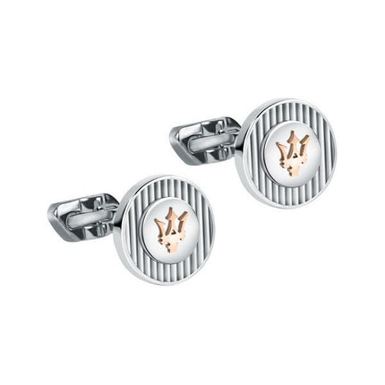 Maserati Jewels Boutons de manchette en acier inoxydable JM121ATK14 pour homme