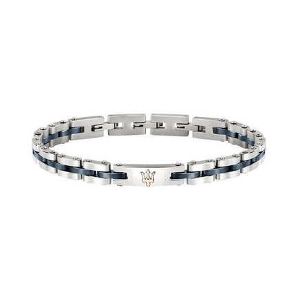 Maserati Jewels Bracelet en acier inoxydable et céramique JM220ASR08 pour homme