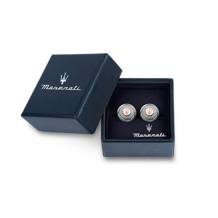 Maserati Jewels Boutons de manchette en acier inoxydable JM223ATK20 pour homme