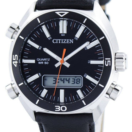 Citizen Quartz Alarm Chronographe Analogique Digital JM5460-01E Montre Homme